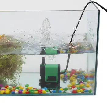 5 Типов переменного тока 220-240 В Погружной насос для аквариумной воды ABS Водяной насос Аквариумный Пруд с рыбками Водяной насос для фонтана pompe a eau