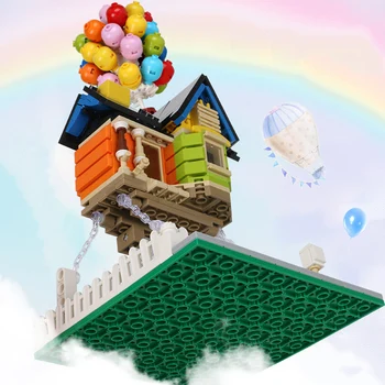 555ШТ + Дом из воздушных шаров Строительные Блоки Балансировочная Рама Подвеска Подарок Подруге Игрушки-головоломки